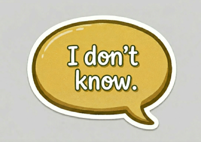 I Don’t Know