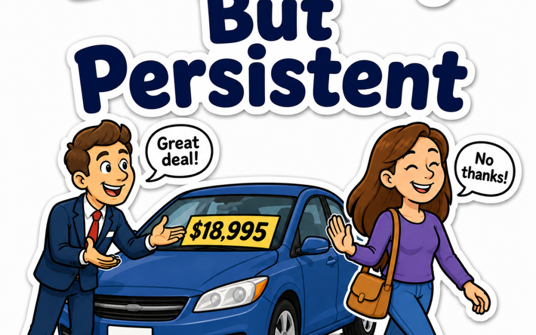 Maxim #33: Be Friendly But Persistent