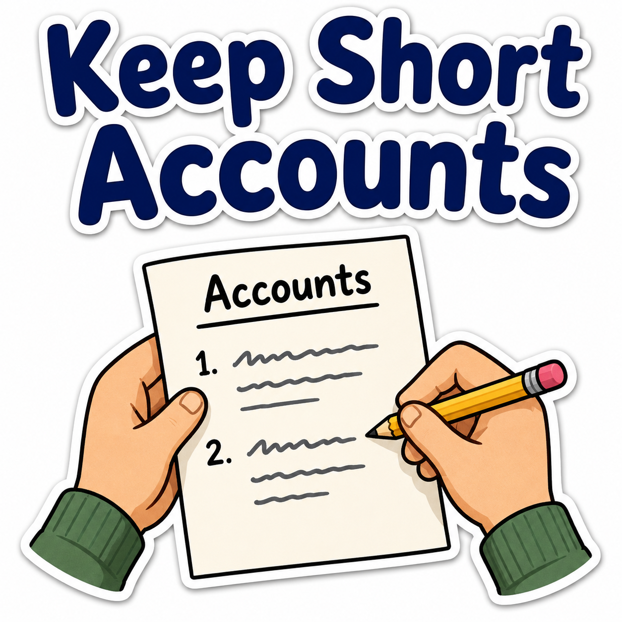 Keep Short Accounts