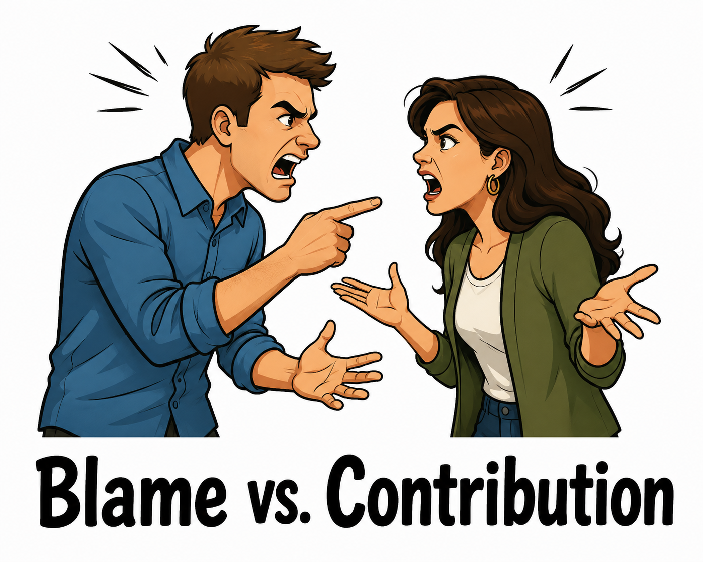 Blame vs Contribution